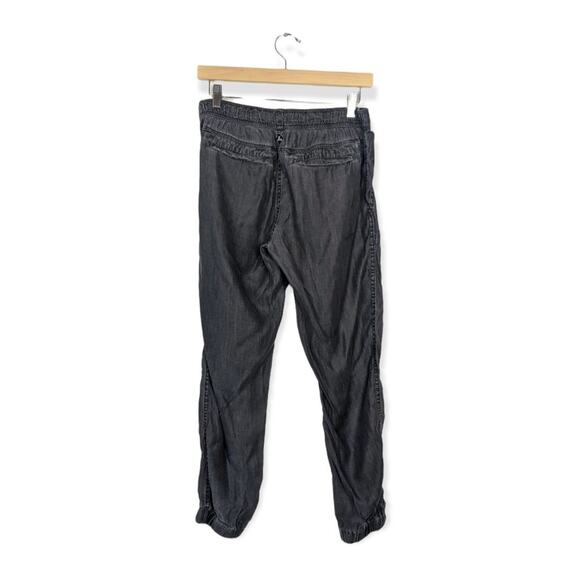 Prana Grey Wash Tencel Denim Pull On Jogger Pants Size S - Picture 3 of 9